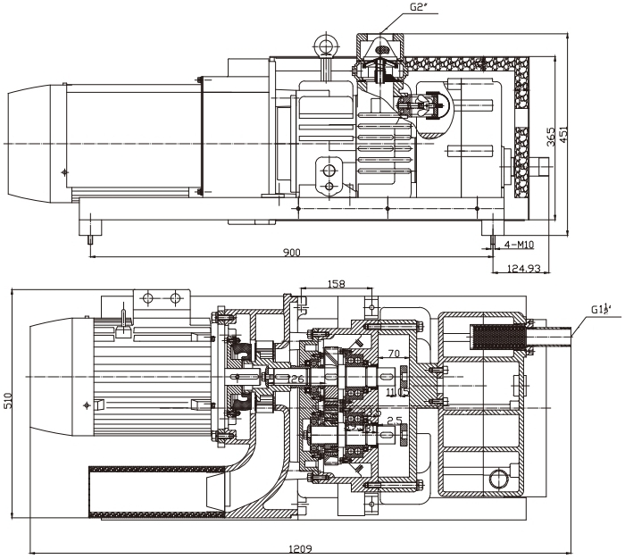 Габаритный чертеж модели Zenova CRC 0360
