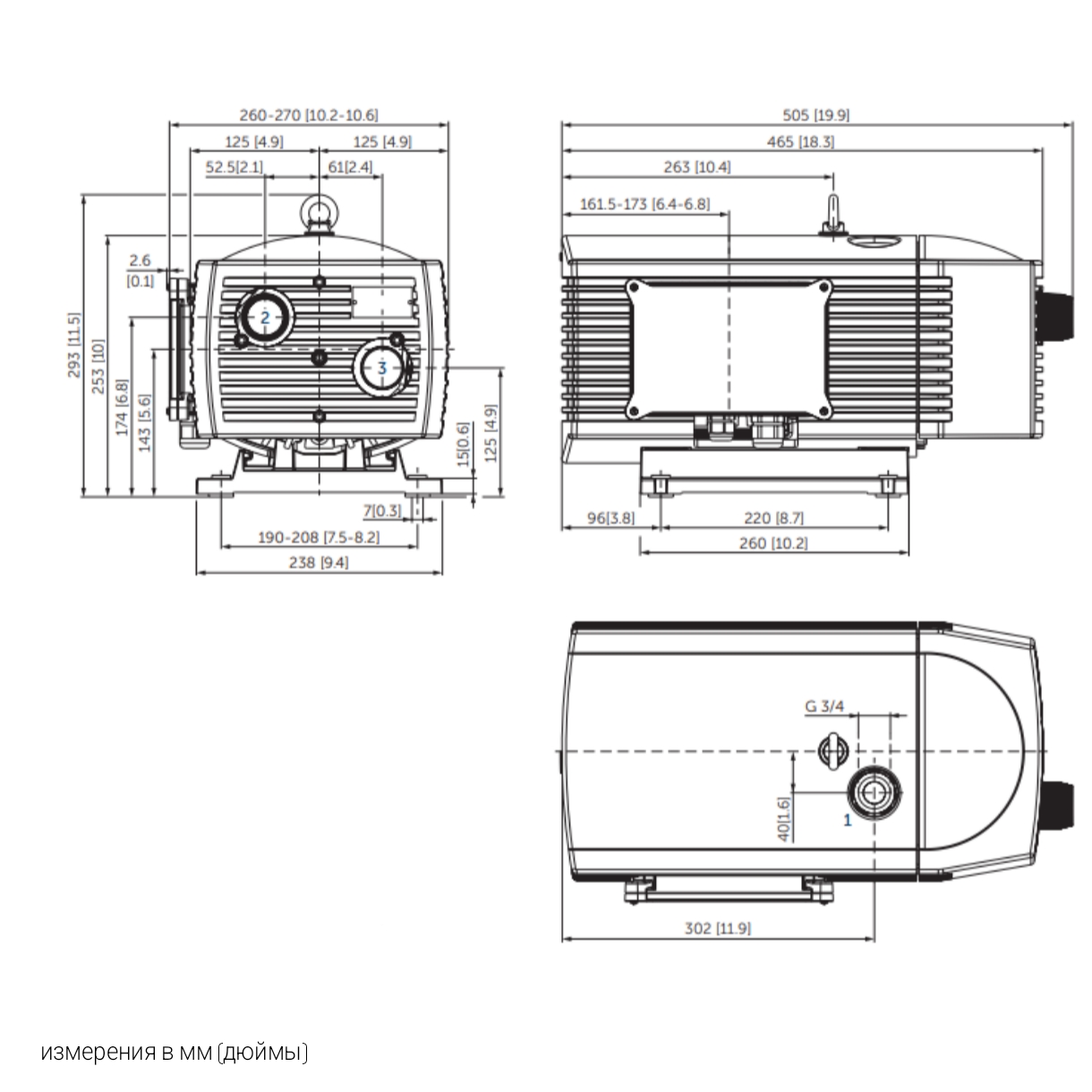 Габаритный чертеж Avior 4.25_220