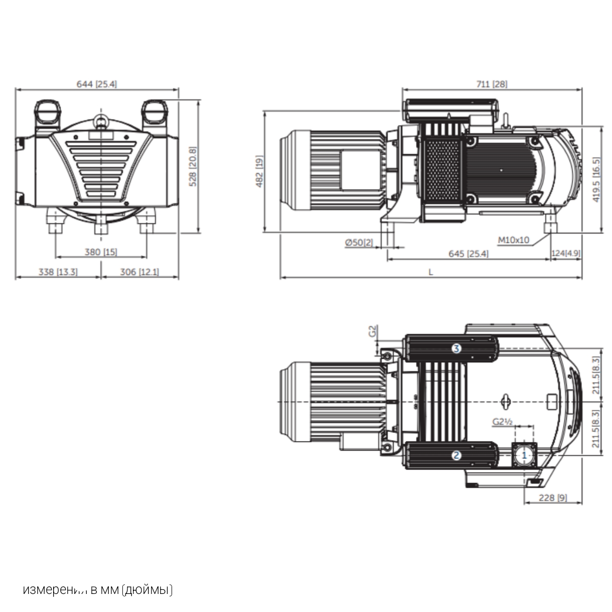 Габаритный чертеж Avior 2.250