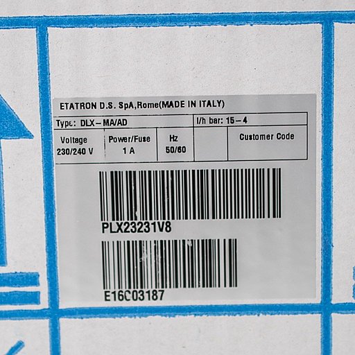 Кодовая маркировка насосов Etatron DLX MA/AD 15-04