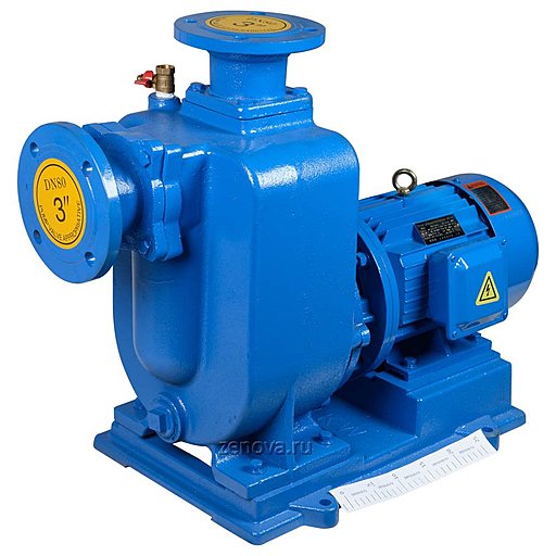 Внешний вид самовсасывающего дренажного насоса 80ZW40-16-4