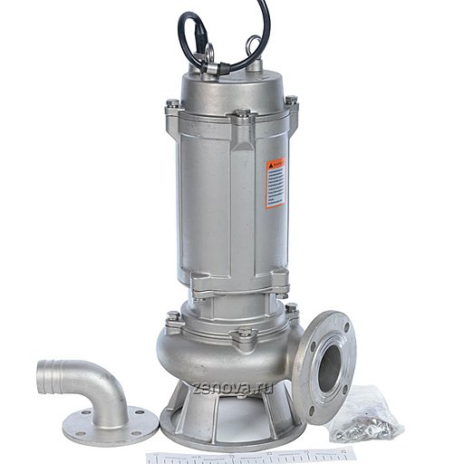 Внешний вид дренажного погружного химического насоса Vetlan 65WQS20-15-2.2-304