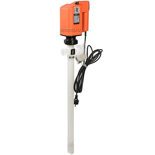 Бочковый насос Cheonsu DR из фторопласта PVDF с электродвигателем