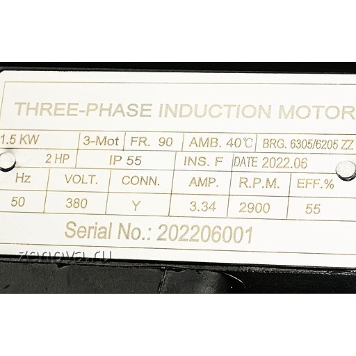 Шильдик модели Zenova CDLF 4-8