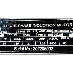 Шильдик модели Zenova CDLF 8-12