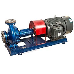 Внешний вид центробежного насоса для горячих масел ZY Technology RY 100-65-250