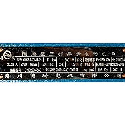 Шильдик модели RY 50-32-250_Ex