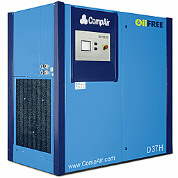 Безмасляный винтовой компрессор CompAir D37H-10W