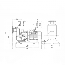 Габаритный чертеж 80ZW-A 80-35-15/2