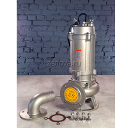 Внешний вид дренажного погружного химического насоса Vetlan 65WQS20-15-2.2-304