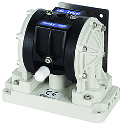Мембранный пневматический насос Graco HUSKY 205-PP-NULL-PP-PTFE