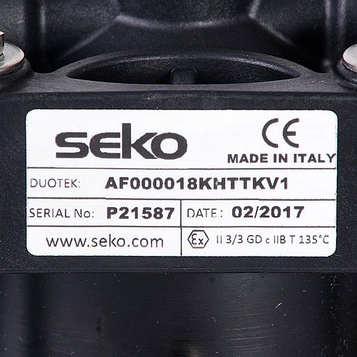 Шильдик модели Duotek AF0018K