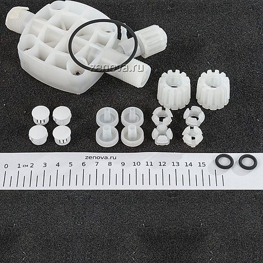 Головка насоса DLX 1-15 л/ч (eONE 20-30), PVDF, CER, VITON