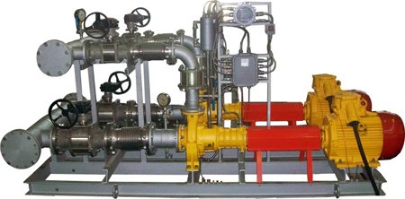 Насосная станция на базе пары консольных насосов