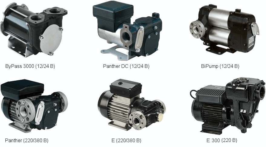 Насосы Piusi для дизельного топлива