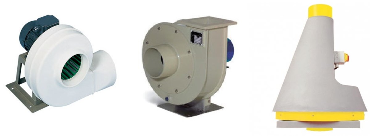 Разновидности химических вентиляторов из полипропилена