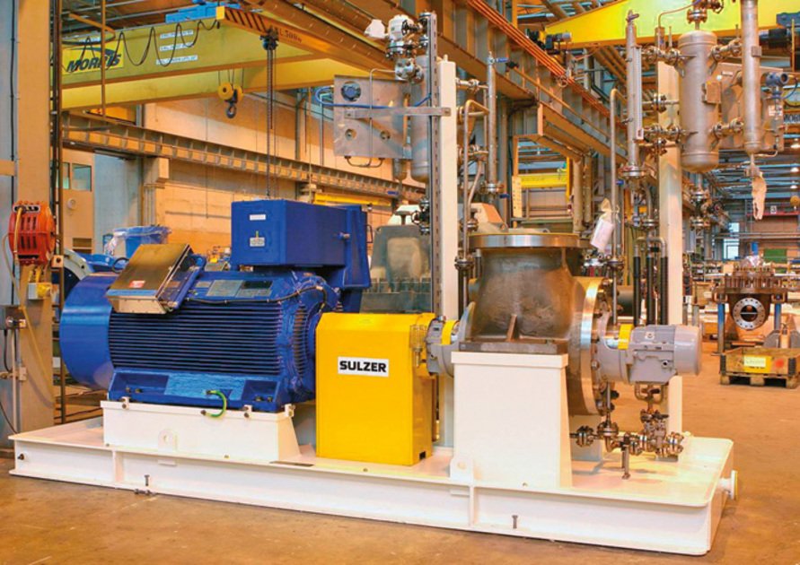 Одноступенчатый насос с торцевым разъемом для циркуляции передачи нагретой жидкости