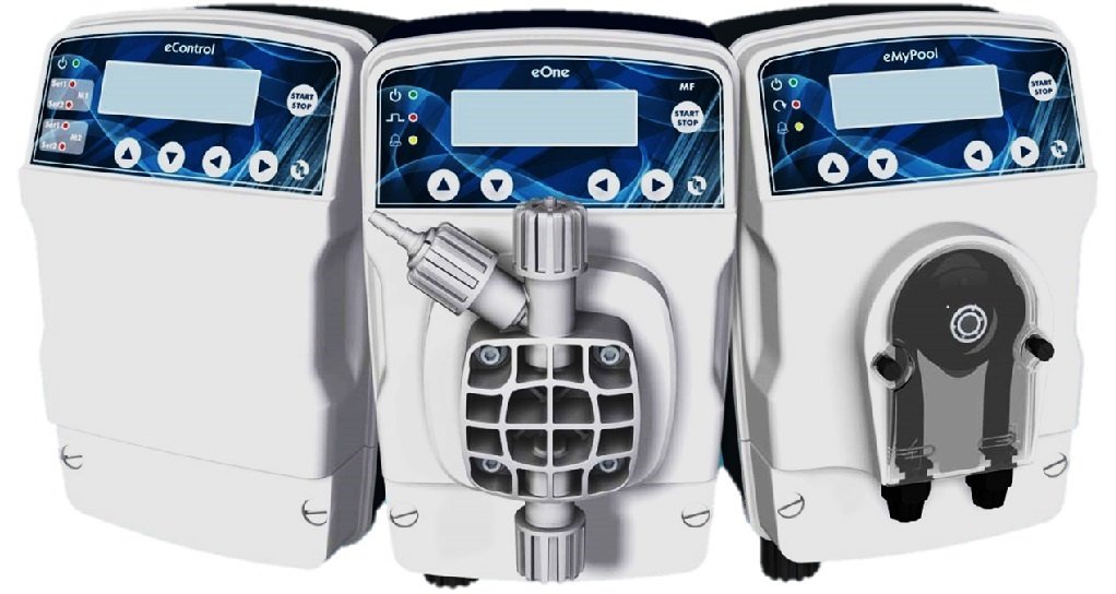 Дозирующие насосы с интеллектуальным управлением Etatron eControl, eONE, eMyPOOL