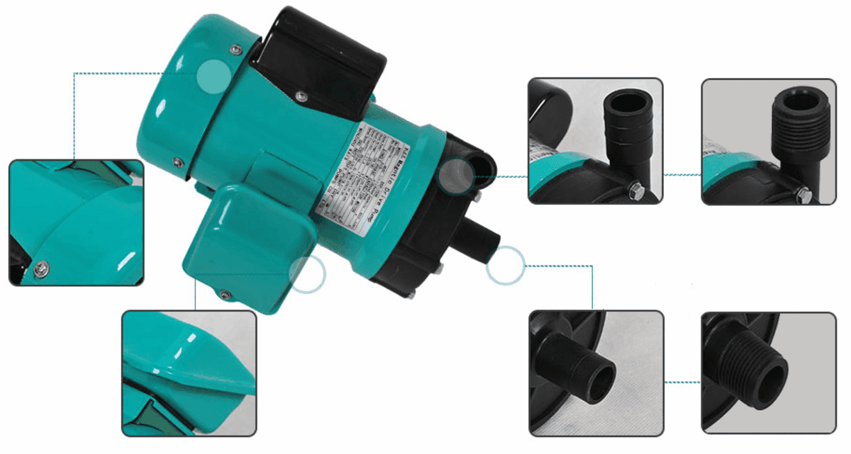 Герметичный насос с магнитной муфтой Kaix MDP