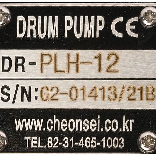 Шильдик насосной части без двигателя для Cheonsu DR-PLH-12