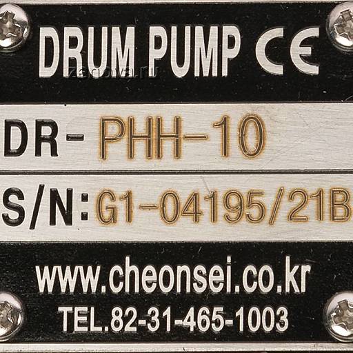 Шильдик насосной части без двигателя для Cheonsu DR-PHH-10