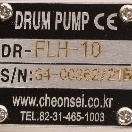 Шильдик насосной части без двигателя для Cheonsu DR-FLH-10