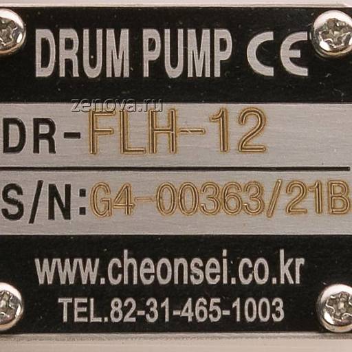 Шильдик насосной части без двигателя для Cheonsu DR-FLH-12