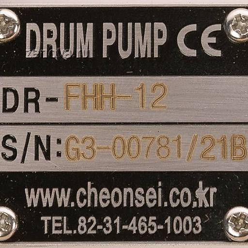 Шильдик насосной части без двигателя для Cheonsu DR-FHH-12