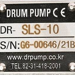 Шильдик насосной части без двигателя для Cheonsu DR-SLS-10