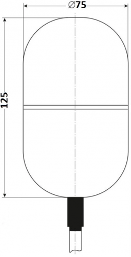 Чертеж поплавкового выключателя