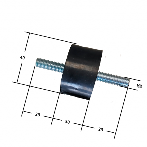 График антивибрационных опор BLAV08