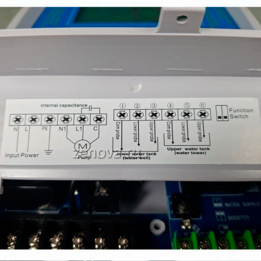 Схема подключения контрольной панели Zenova